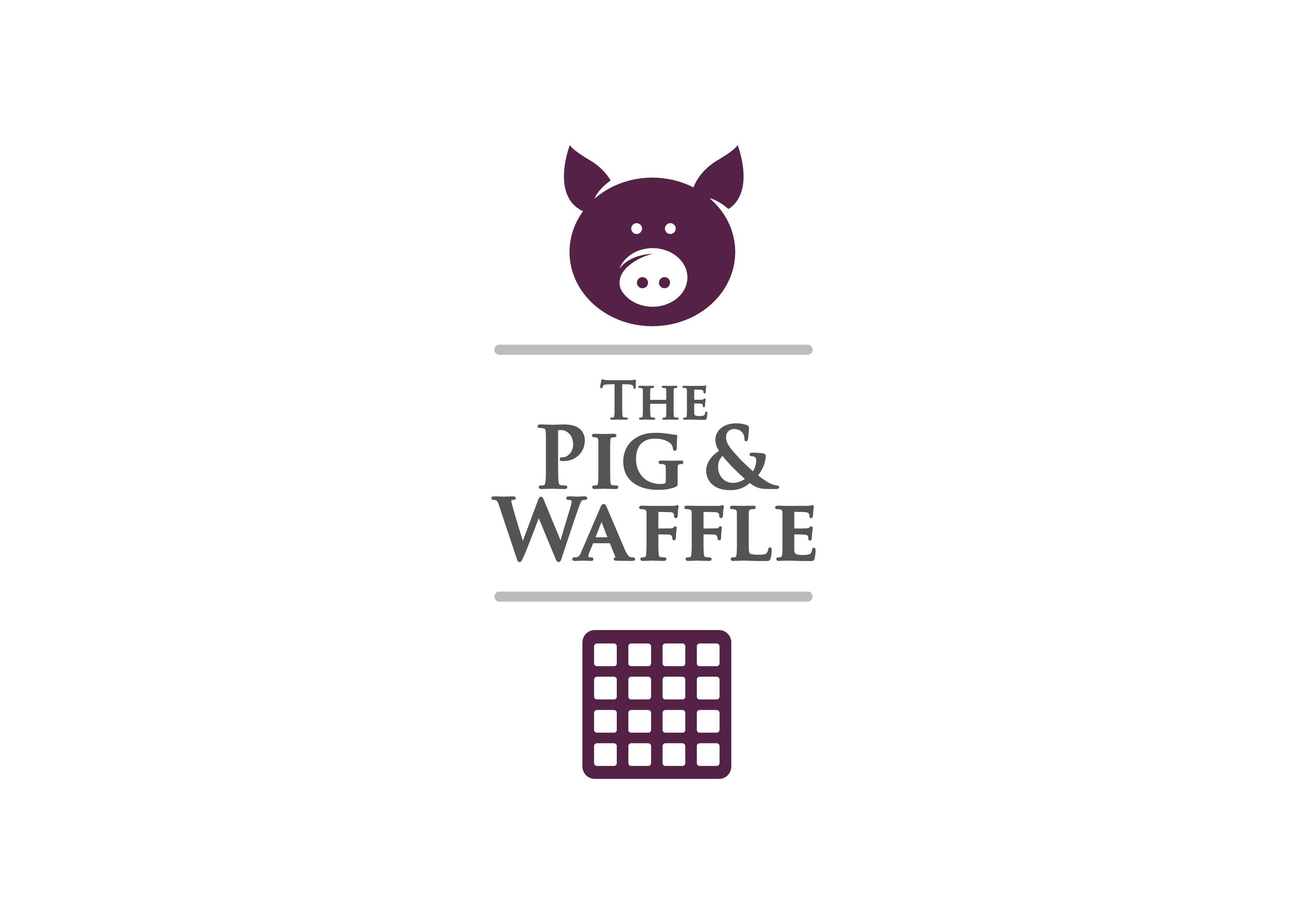 The Pig & Waffle Logo